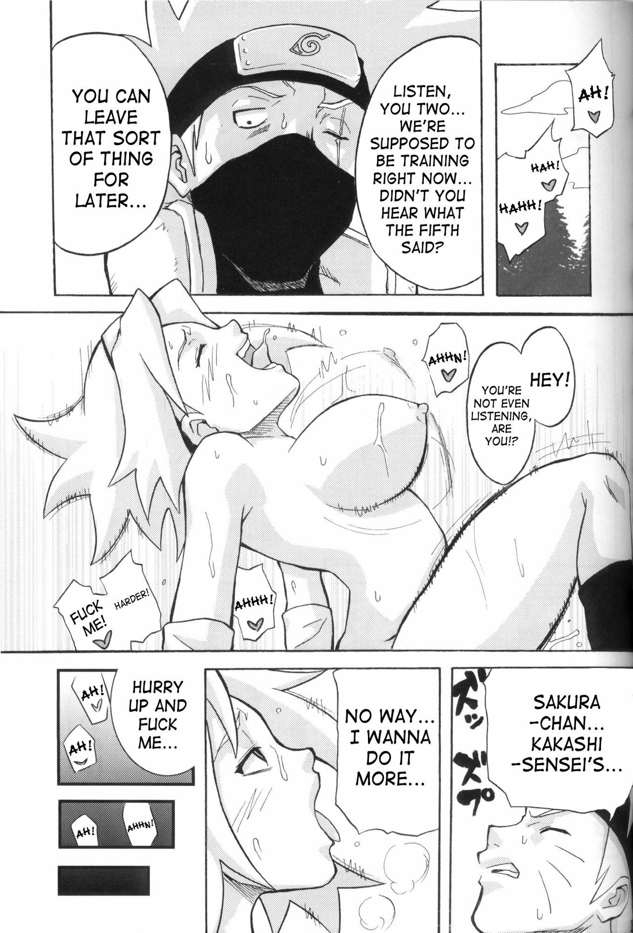 (C70) [Karakishi Youhei-dan Shinga (Sahara Wataru, Kanenomori Sentarou)] Toushatei (Naruto) [English] [SaHa] page 24 full