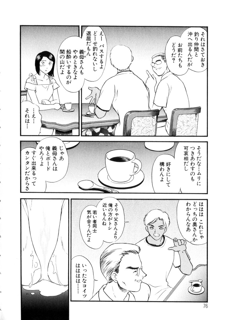 [Fujii Akiko, Akiyama Michio] Hitozuma Moyou 3 Midarezuma page 76 full