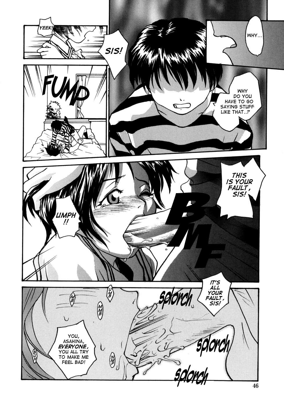 [RaTe] Ane to Megane to Milk - Sister, glasses and sperm. [English] [TCup] page 46 full
