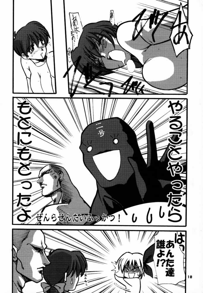 [U-A Daisakusen / Lapislazuli=corporation] Ruridou Gahou X (vol.10) (Dead or Alive) page 9 full