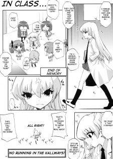 [Circle ED (ED)] Tensai to Shikenkan to Hakui to Aoi Kami no Eroi Hon (Pani Poni) [English] - page 2