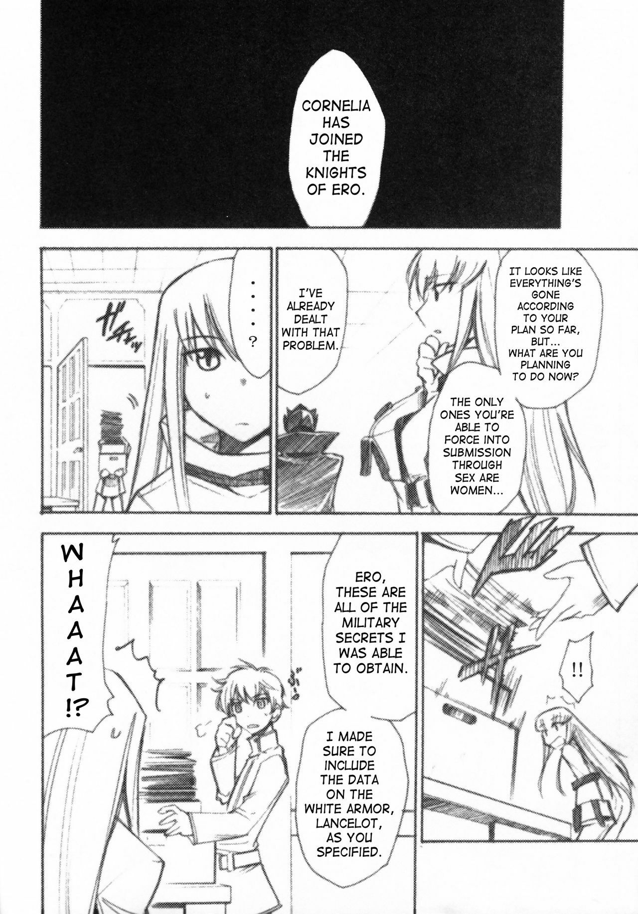 (GEASS Turbo) [Studio Kimigabuchi (Kimimaru)] Code Eross 3: Waga Na wa Ero (Code Geass) [English] page 9 full