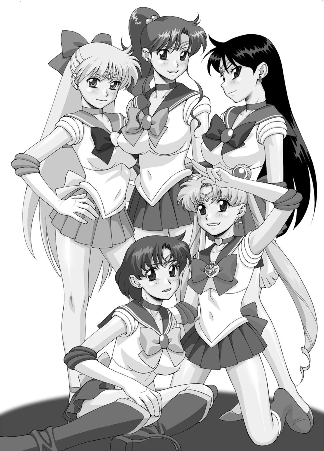[Nikomark (Minazuki Juuzou)] Sailor Senshi-tachi no Kyuujitsu | Sailor Soldier's Holiday (Tsuki ni Kawatte Nikomark!!) (Bishoujo Senshi Sailor Moon) [English] [Digital] page 3 full