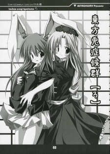 (ComiComi10) [ASTRONOMY (SeN)] touhou usagi Syndrome Ro (Touhou Project) - page 3
