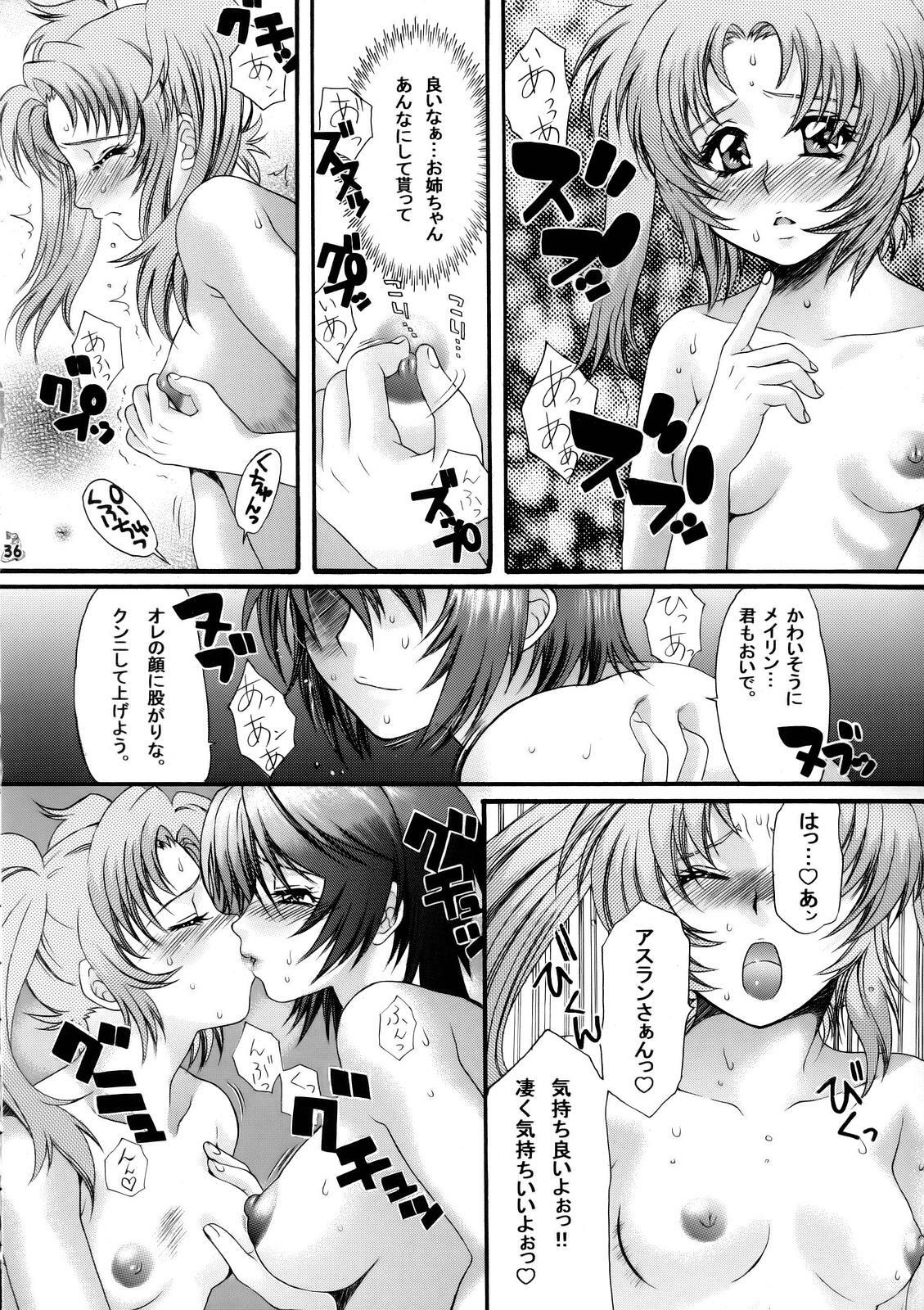 (C68) [Tsurikichi Doumei (Various)] Nantoka SEED - Death Tte Ne (Kibou) (Gundam Seed Destiny) page 35 full