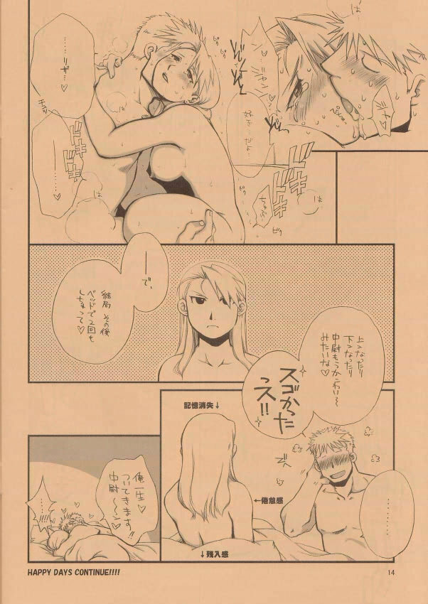 [chicken zombies (air)] I don’t care to keep on being your slave. - Anta no Dorei no mama de ii (Fullmetal Alchemist) page 12 full
