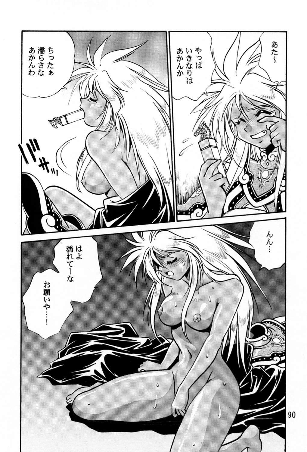 (C60) [Studio Katsudon (Manabe Jouji)] Uraginga Sengoku Gun Yuuden (Ginga Sengoku Gun Yuuden Rai) page 89 full