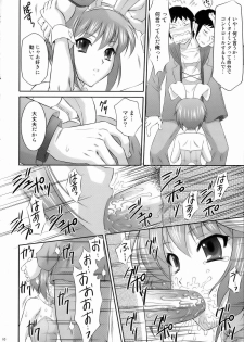 (C71) [U.R.C (MOMOYA SHOW-NEKO)] Nagato Yuki wa Usagi to Kame no Yume o Miru ka? (The Melancholy of Haruhi Suzumiya) - page 9