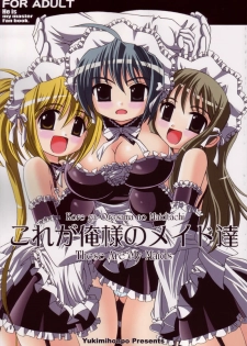 (C68) [Yukimi Honpo (Asano Yukino)] Kore ga Ore-sama no Maid-tachi (Kore ga Watashi no Goshujin-sama) [English]