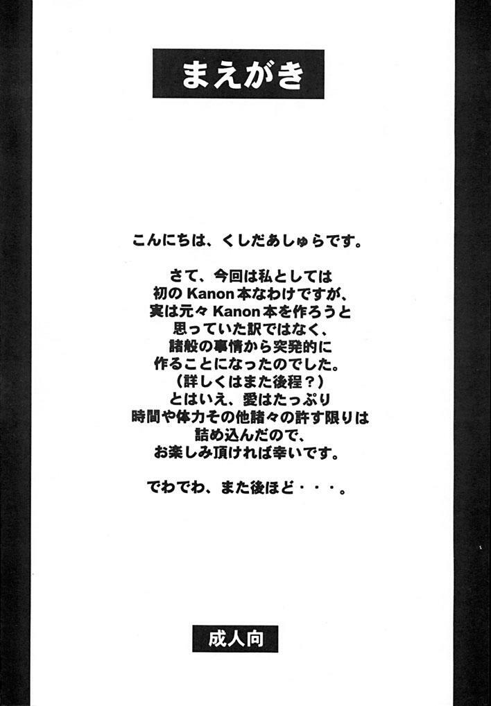 (CR28) [Ashuraya (Kushida Ashura)] Ninjin Suki da mon (Kanon) page 3 full