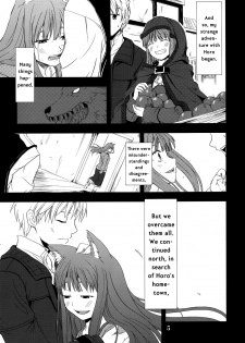 (Mimiket 16) [Neko no Paraiso (Neko no Te)] Ookami no Enbukyoku | Waltz of the Wolf (Spice and Wolf) [English] [Tail Feel so Good] - page 5