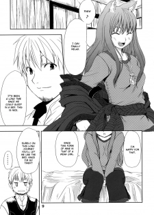 (Mimiket 16) [Neko no Paraiso (Neko no Te)] Ookami no Enbukyoku | Waltz of the Wolf (Spice and Wolf) [English] [Tail Feel so Good] - page 9