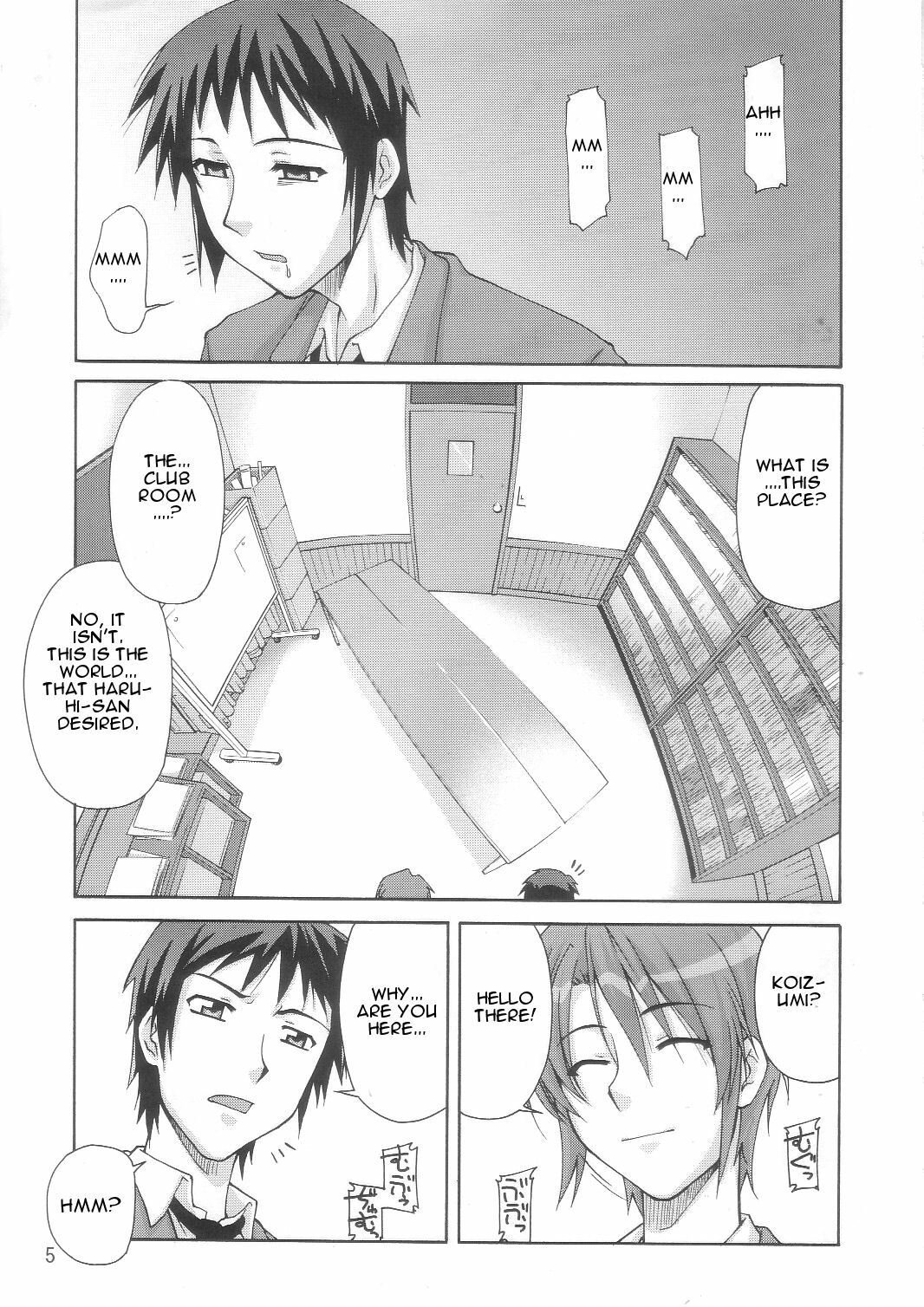 (C70) [GOLD RUSH (Suzuki Address)] SOS-Dan Shiki Sekai Kyuushutsu | Sos-dan style World Rescue (The Melancholy of Haruhi Suzumiya) [English] [CGRascal] page 5 full