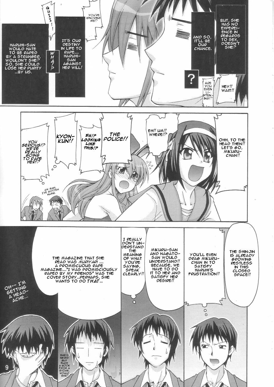 (C70) [GOLD RUSH (Suzuki Address)] SOS-Dan Shiki Sekai Kyuushutsu | Sos-dan style World Rescue (The Melancholy of Haruhi Suzumiya) [English] [CGRascal] page 9 full