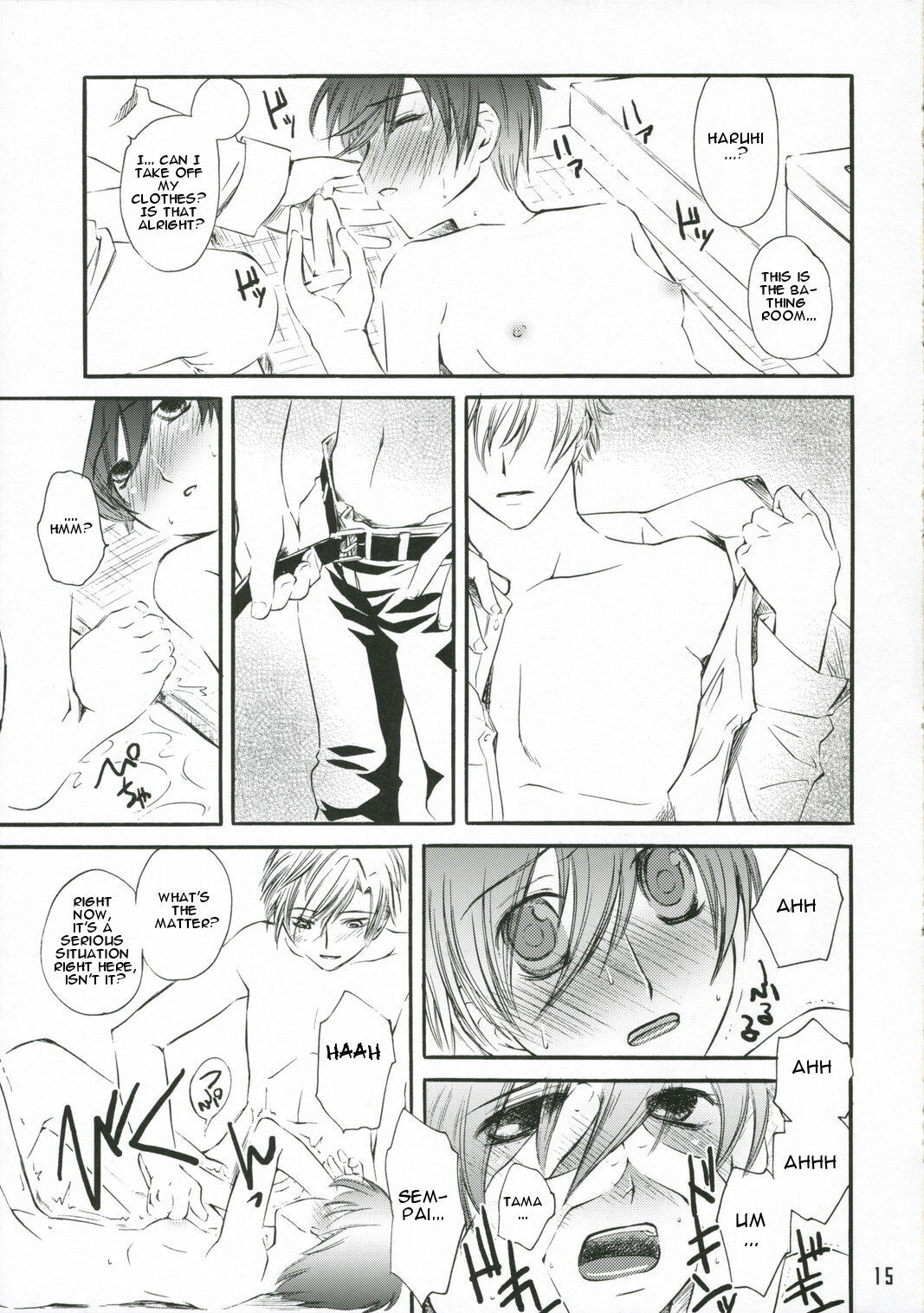 (C70) [Hi-Per Pinch (clover)] Zantei Ou (Ouran High School Host Club) [English] page 15 full