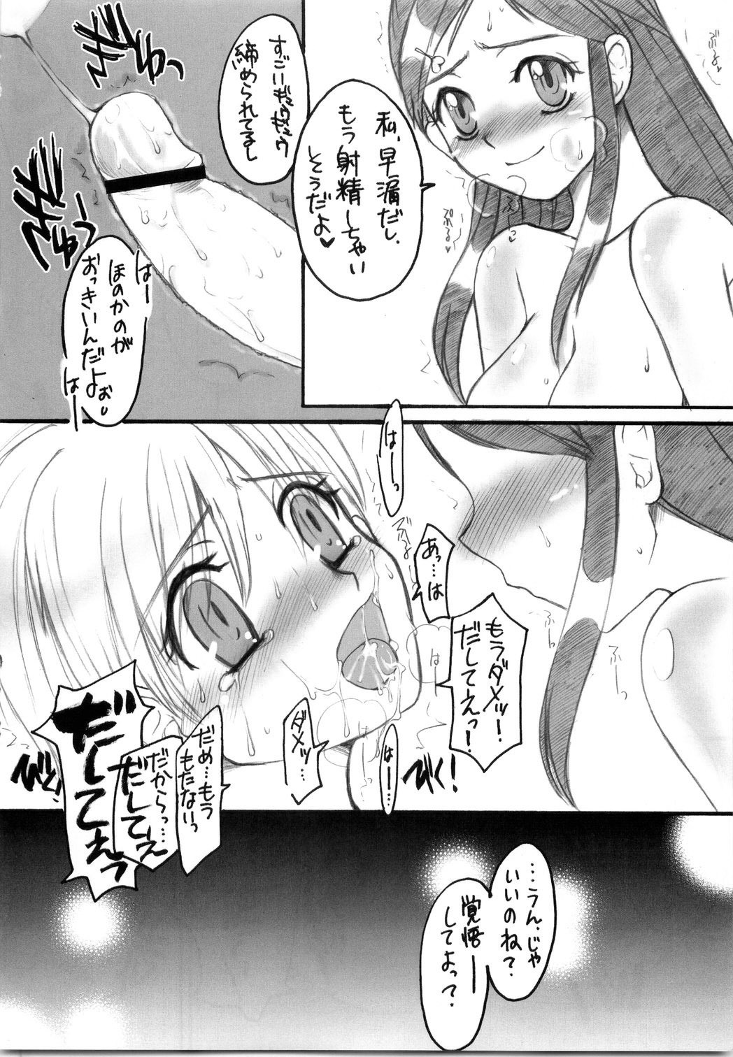 (C67) [Sarurururu (Doru Riheko)] Slash Addict! (Futari wa Precure) page 17 full