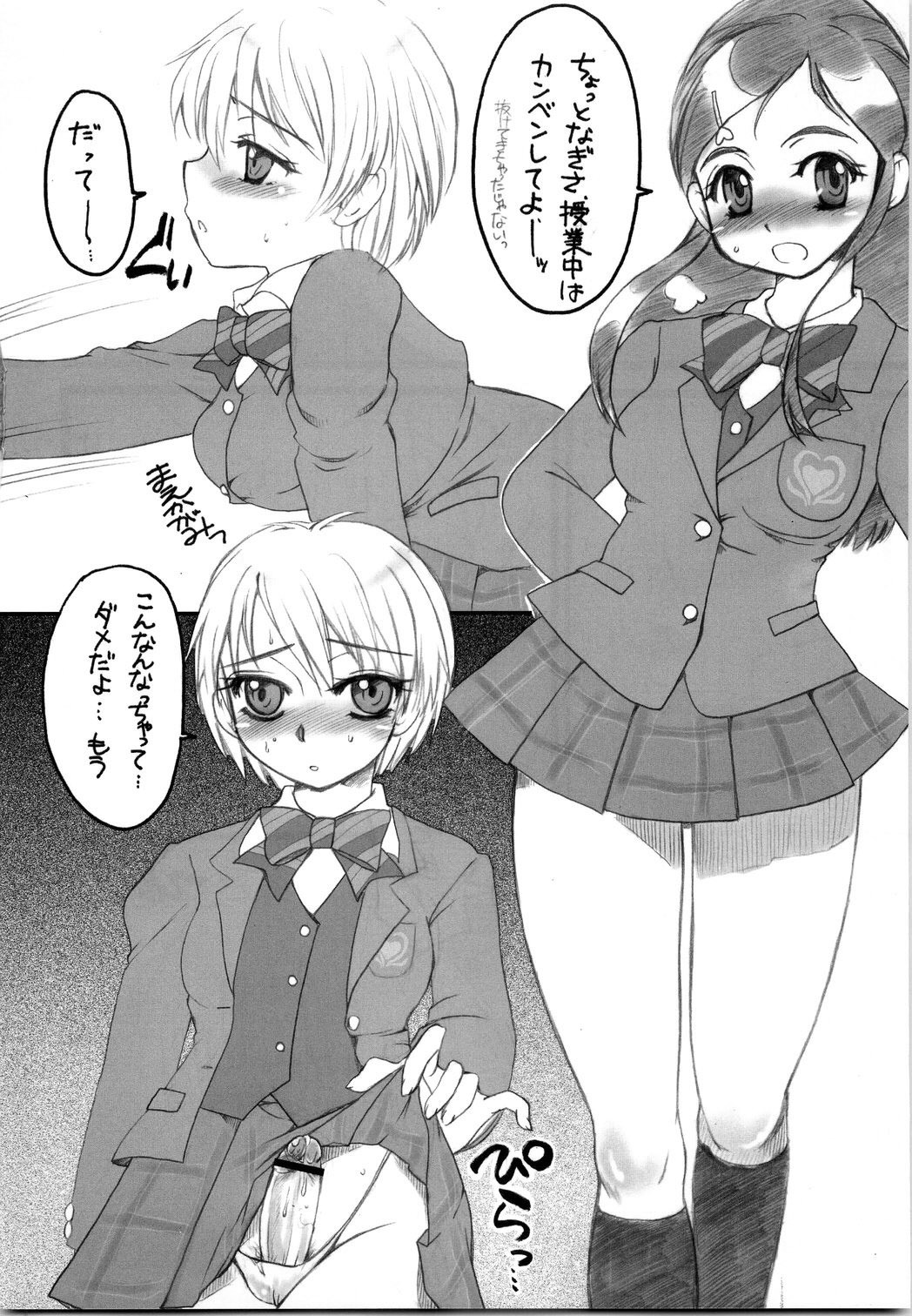 (C67) [Sarurururu (Doru Riheko)] Slash Addict! (Futari wa Precure) page 5 full