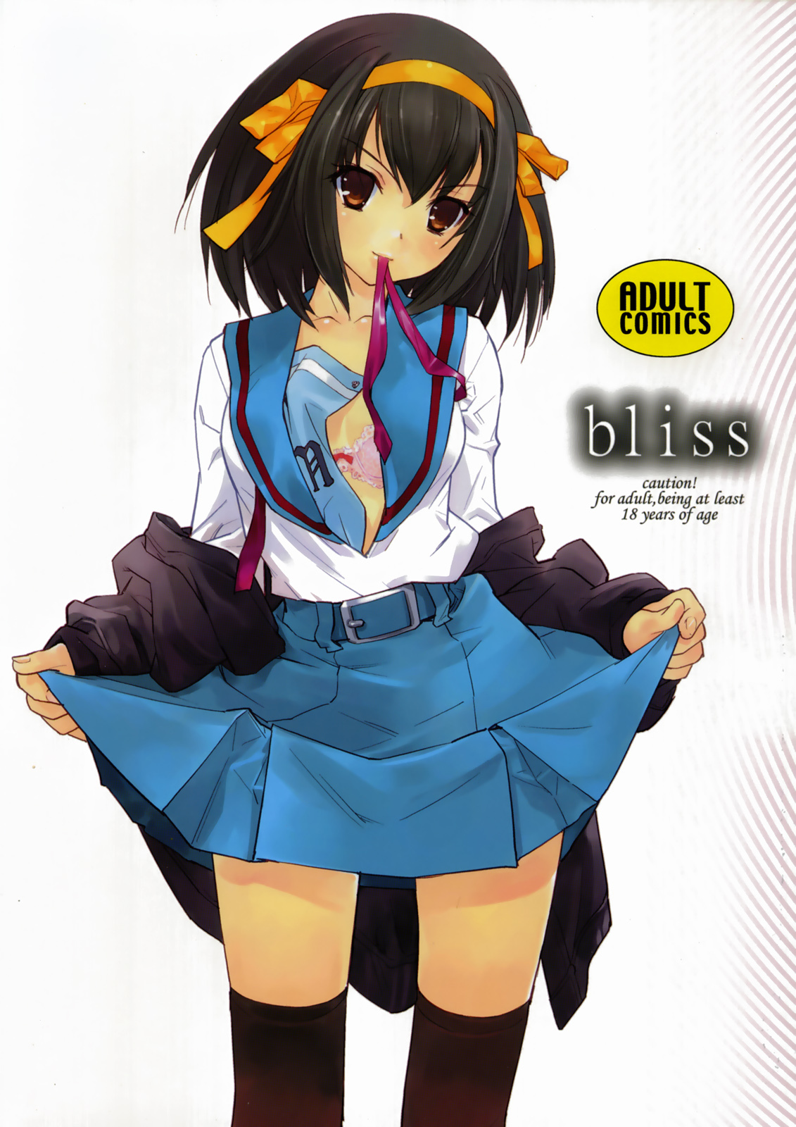 (C73) [Hapoi-dokoro (Okazaki Takeshi)] bliss (The Melancholy of Haruhi Suzumiya) [English] page 1 full