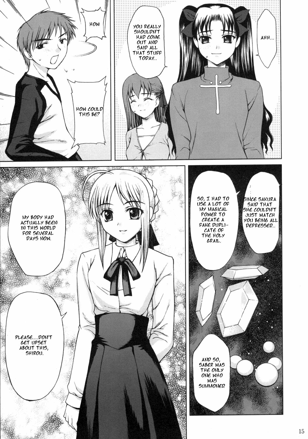 (C66) [Precious Heart (Yamasaki Atsushi)] Tsukiyo no Himegoto (Fate/stay night) [English] page 14 full