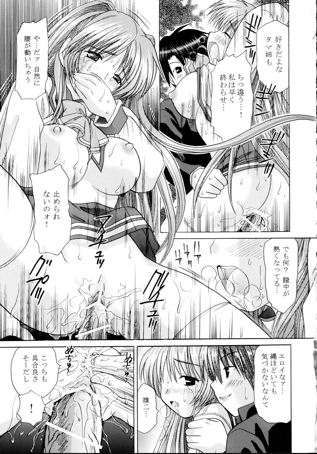 (C69) [Tom Tom (Yuzupon)] To Heart2 Zettai Zetsumei Tama-nee Ryoujoku-hen (To Heart2) page 17 full