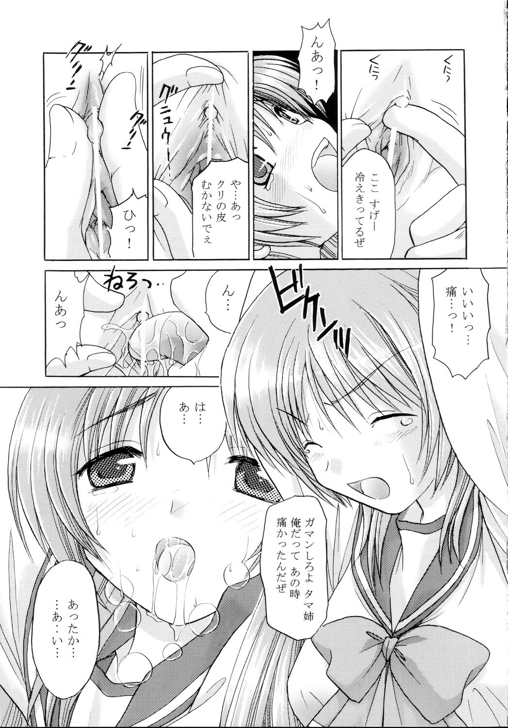 (C69) [Tom Tom (Yuzupon)] To Heart2 Zettai Zetsumei Tama-nee Ryoujoku-hen (To Heart2) page 9 full