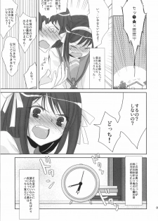 (C73) [Neko tank (Maitou)] Oshiete agenai (The Melancholy of Haruhi Suzumiya) - page 8