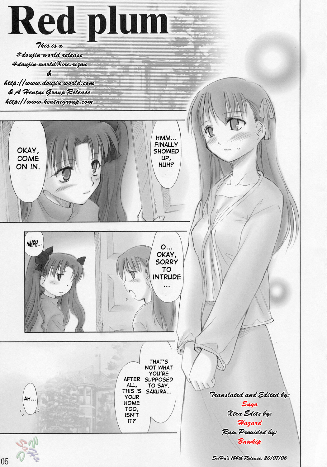 [Shimoyakedou (Ouma Tokiichi)] Red Plum (Fate/stay night) [English] [SaHa] page 4 full