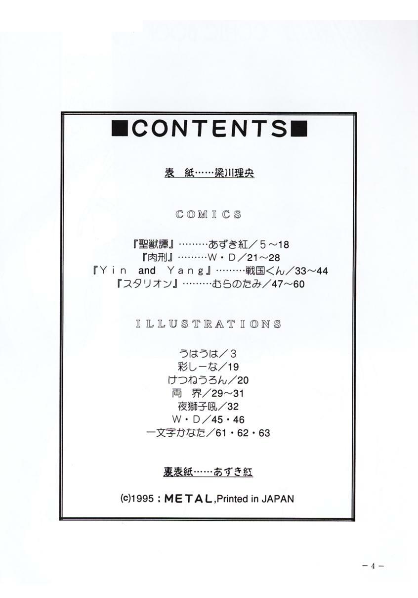 (C49) [METAL (Various)] Rougetsu Toshi - Misty Moon Metropolis COMIC BOOK 3 page 3 full