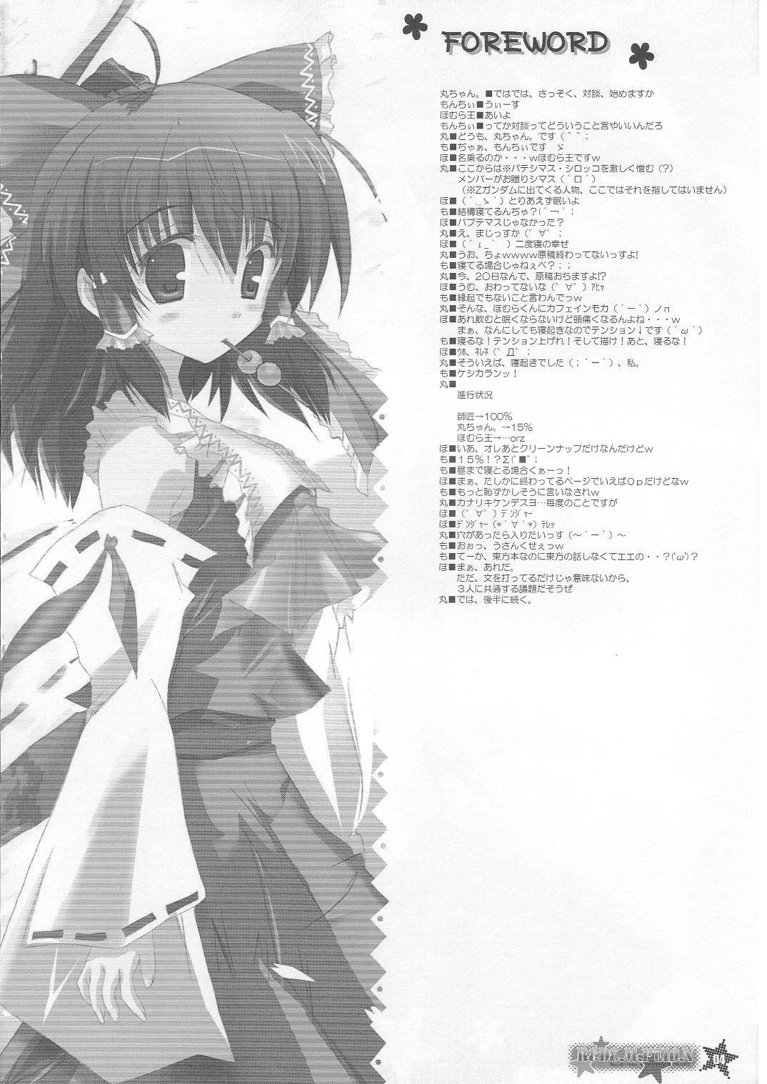 (SC30) [HappyBirthday (Maruchan., Monchy)] REDEMPTION (Touhou Project) page 3 full