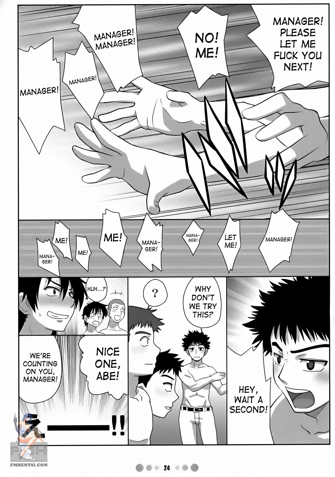 (C72) [TETRODOTOXIN (Nise Kurosaki)] Momokan to 10 nin no Bat (Ookiku Furikabutte) [English] page 23 full