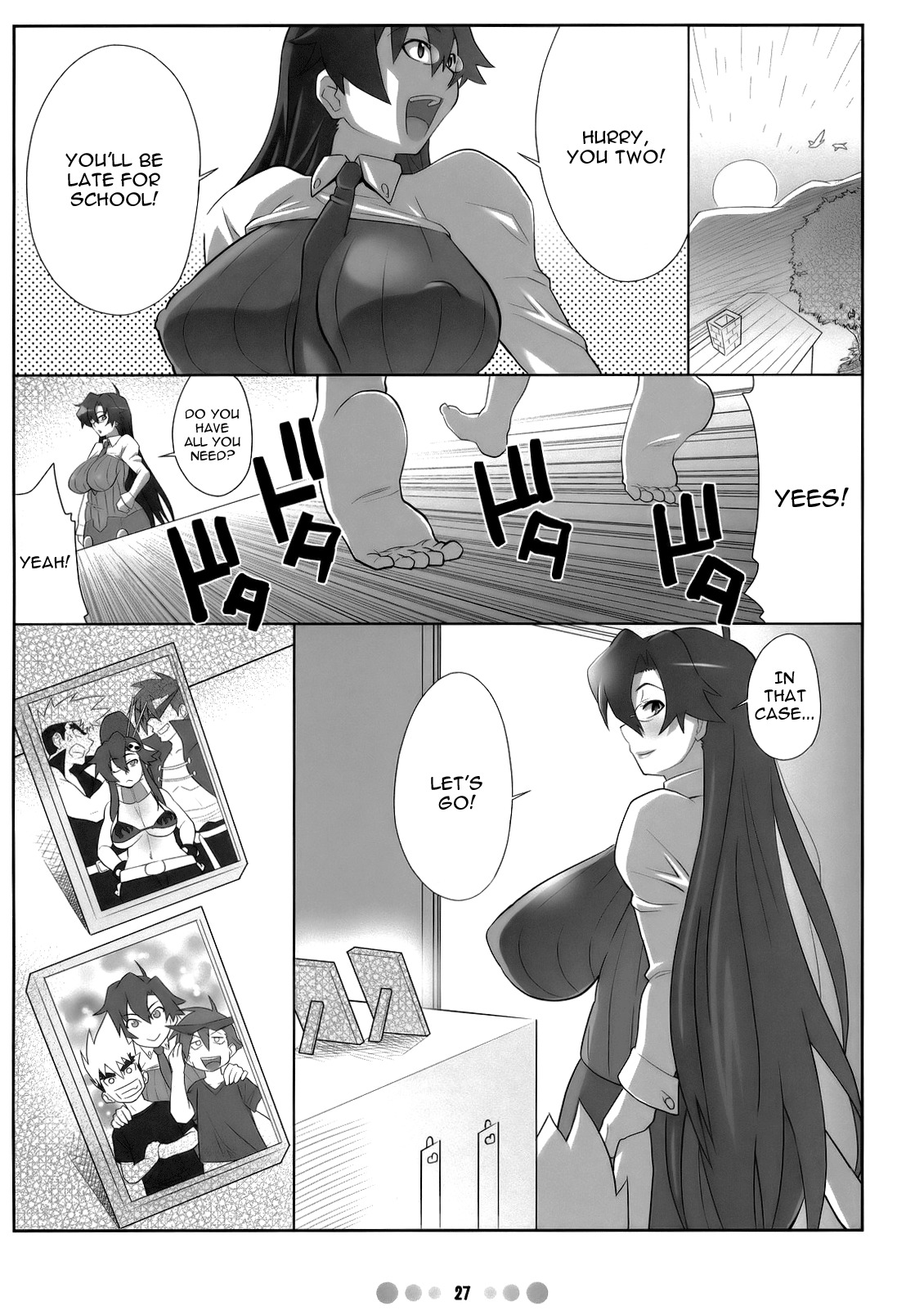 (C73) [TETRODOTOXIN (Nise Kurosaki, ST-retcher)] Chou Ishiyumi Chichi Senkan (Tengen Toppa Gurren Lagann) [English] page 26 full