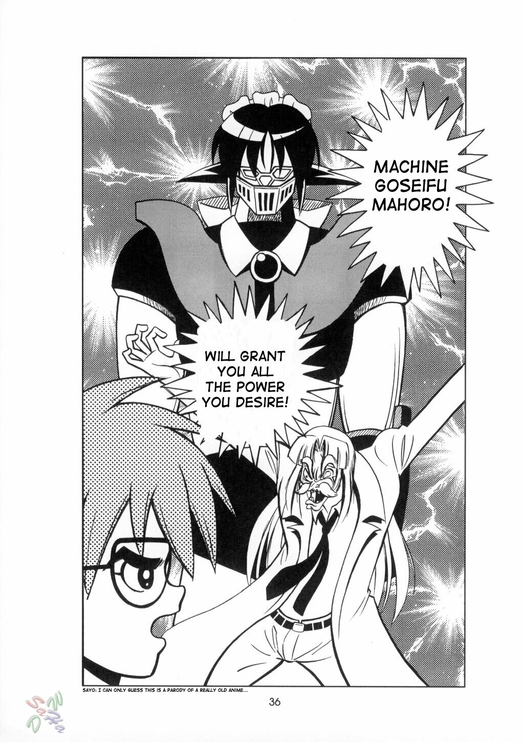 (C62) [Riroland (Kuuya, Satomi Hiroyuki)] Love Communication (Keroro Gunsou, Mahoromatic) [English] [SaHa] page 34 full