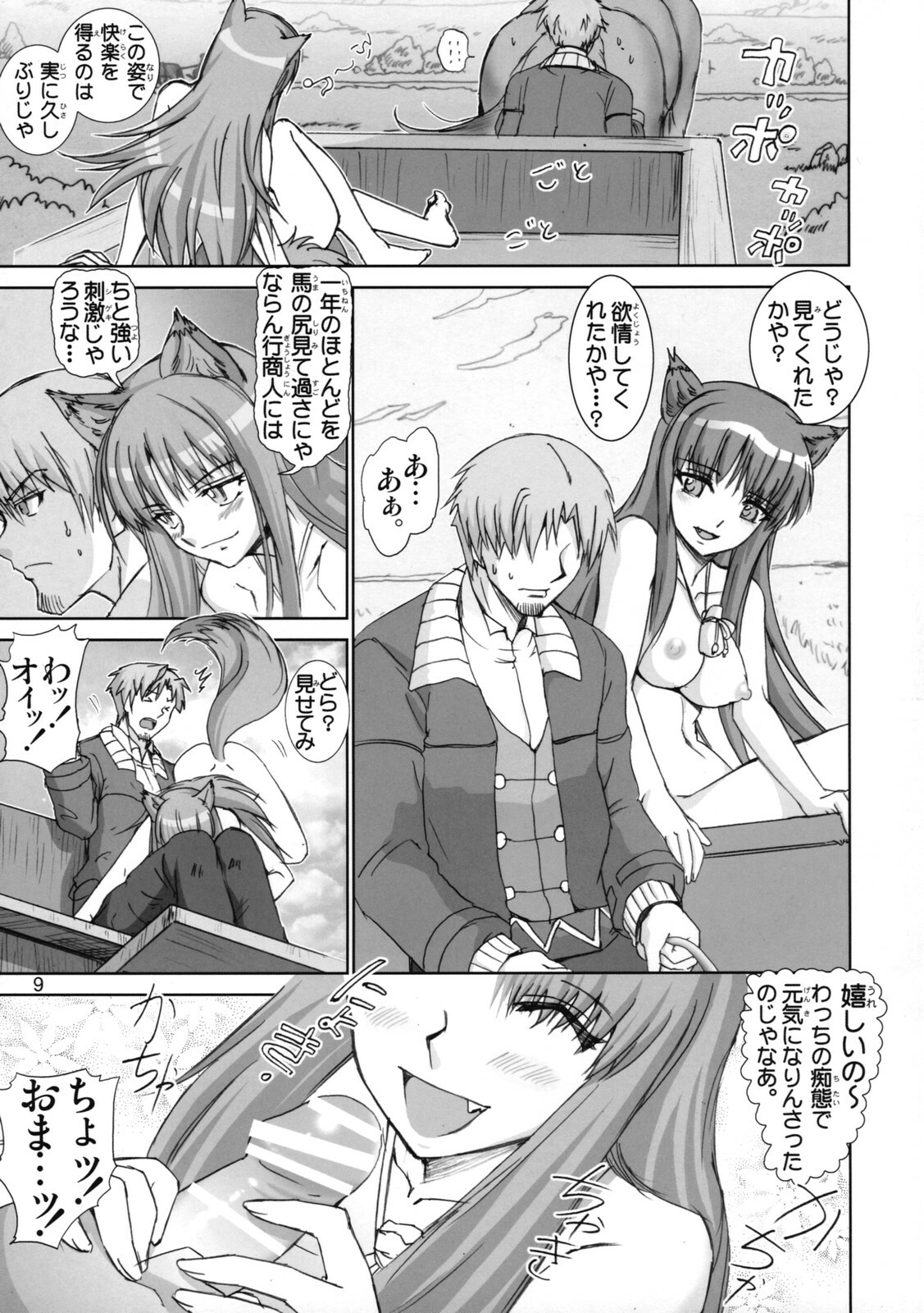 (SC38) [Raijinkai (Haruki Genia)] Wolf Road (Spice and Wolf) page 8 full