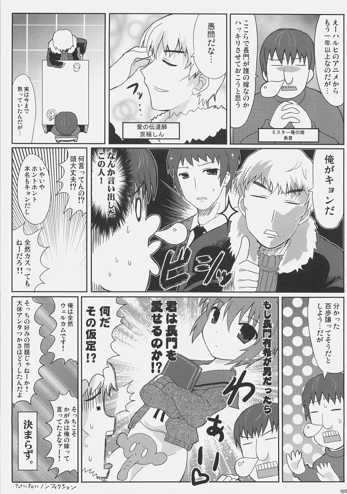 (C73) [INFINITY DRIVE (Kyougoku Shin)] shuffle the kismet (The Melancholy of Haruhi Suzumiya) page 24 full