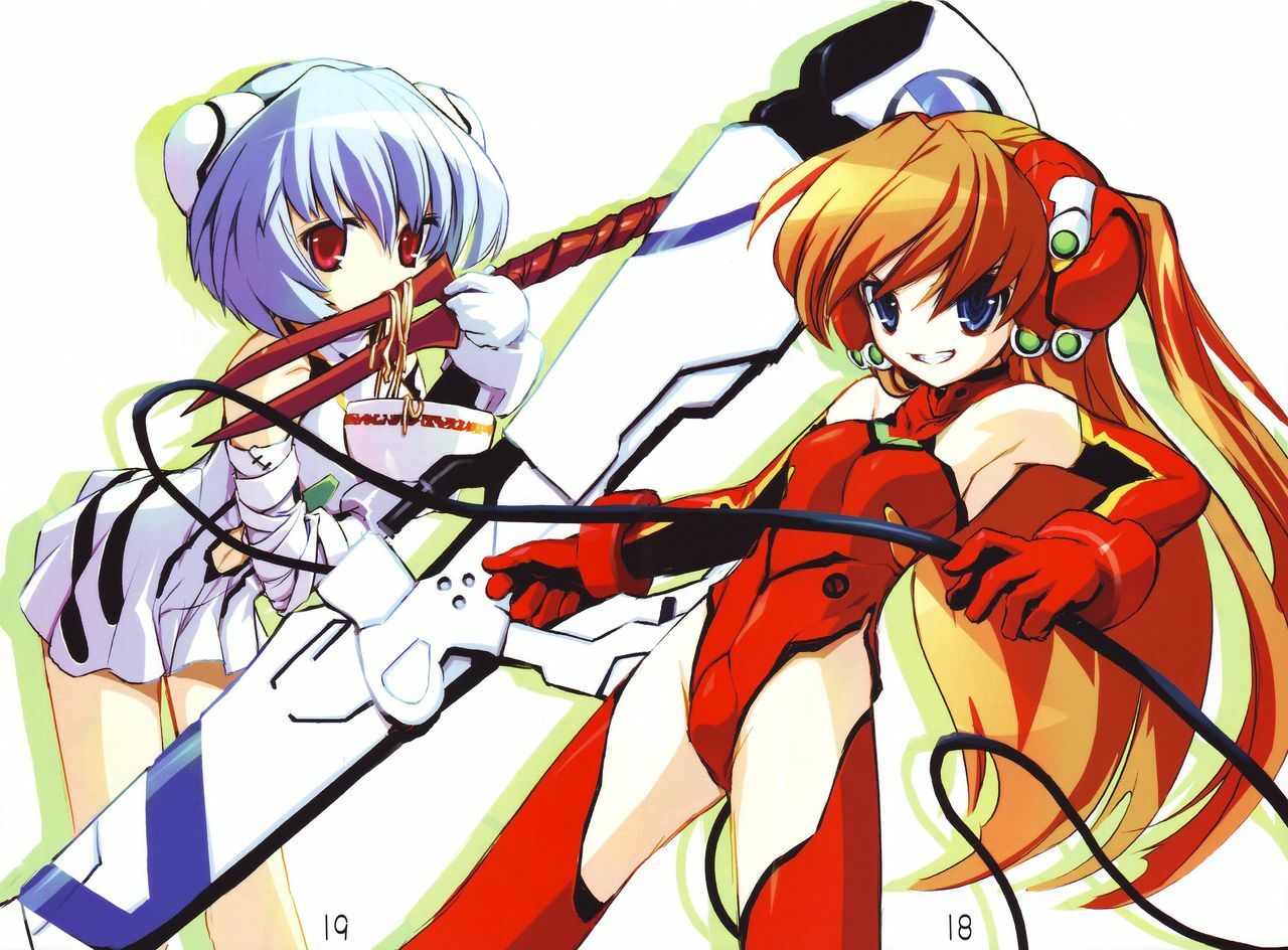 (C68) [Doujin Hoops, Eyes Of Dragon (Various)] Megami-tachi no Kyuujitsu (Neon Genesis Evangelion) page 22 full
