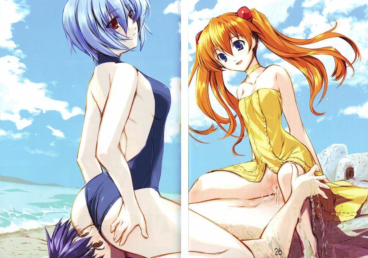 (C68) [Doujin Hoops, Eyes Of Dragon (Various)] Megami-tachi no Kyuujitsu (Neon Genesis Evangelion) page 31 full