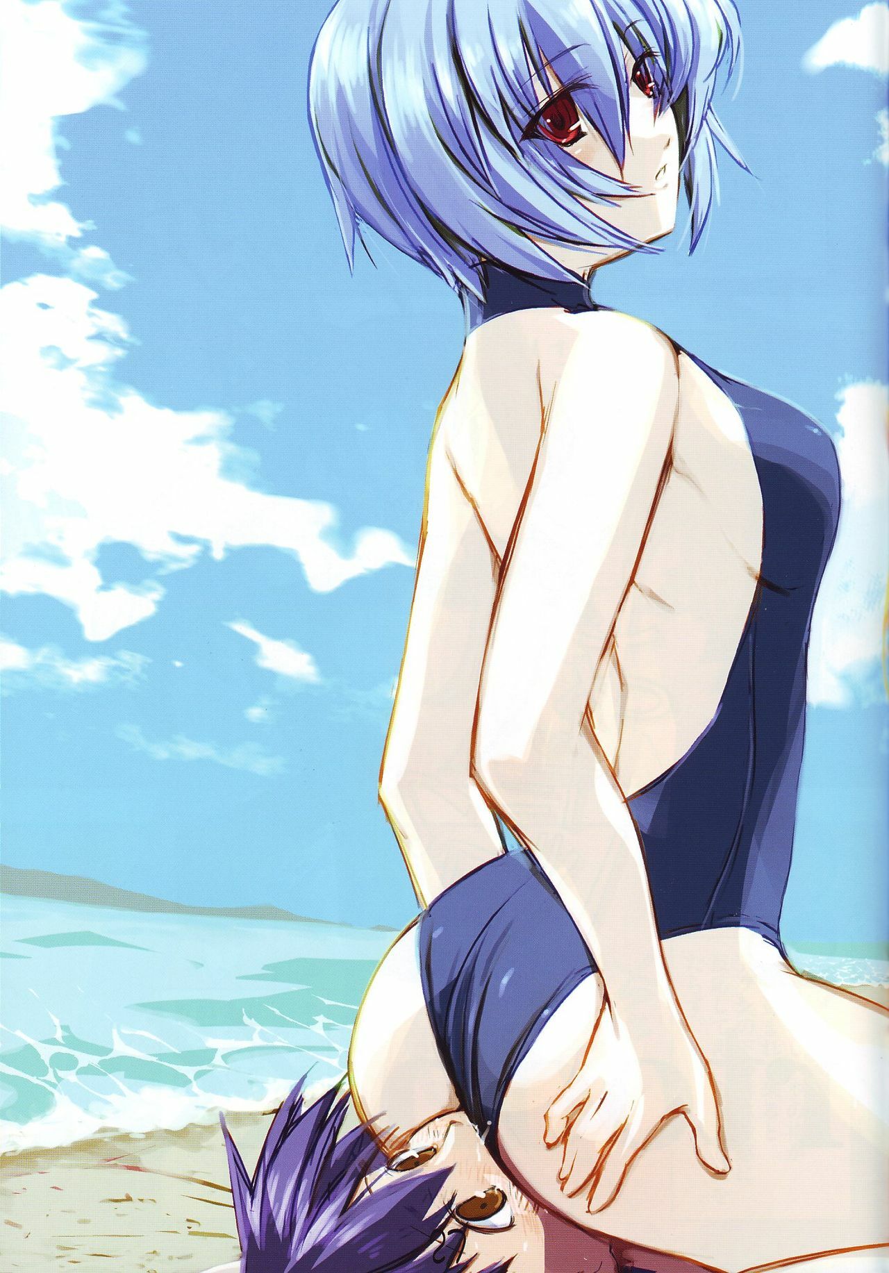 (C68) [Doujin Hoops, Eyes Of Dragon (Various)] Megami-tachi no Kyuujitsu (Neon Genesis Evangelion) page 32 full