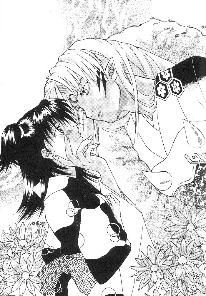 (Comic Creation 13) [Hero Hero Honpo (Kamiryou Kaduki)] VELVET LOVE (Inuyasha) page 30 full