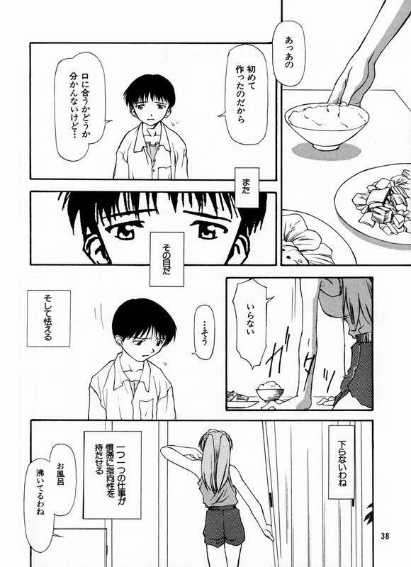 (CR21) [Chibi Chibi Neko Neko (PTOMAINE, Toria)] Yo Raide Ken Eru Getsu (Neon Genesis Evangelion) page 33 full