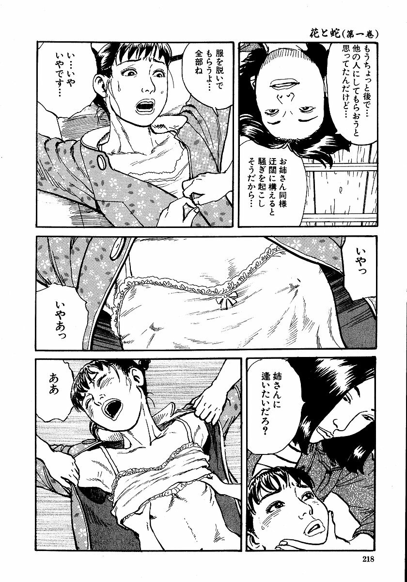 [Osada Kaname, Dan Oniroku] Hana to Hebi 1 page 223 full