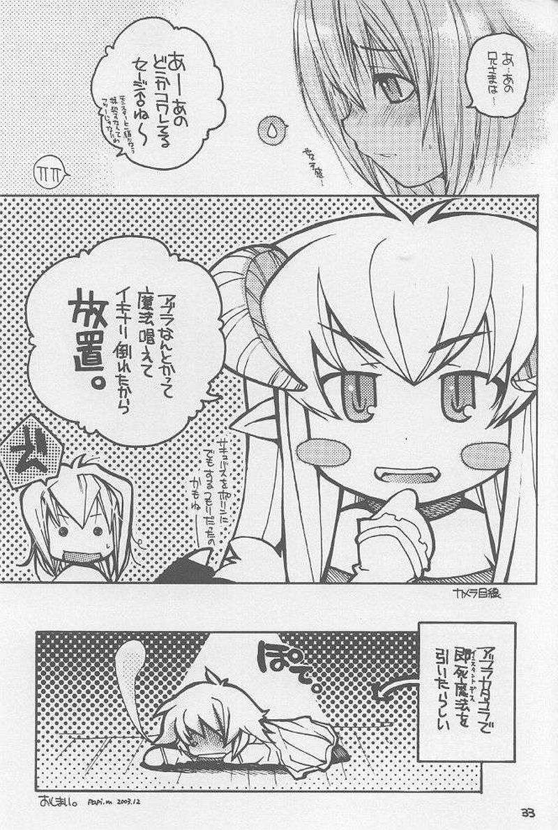 (C65) [Seinansei ni Kagayakeru Hoshi (Morino Papiko)] Ragnarok Yawa Level.3 (Ragnarok Online) page 30 full