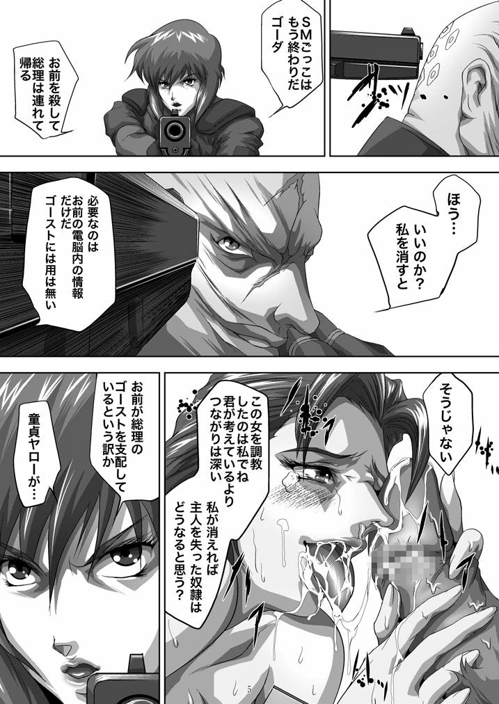 [Akiyama Kougyou (Mikazuki Shikou)] Dennou Bichiku (Ghost in the Shell) page 4 full