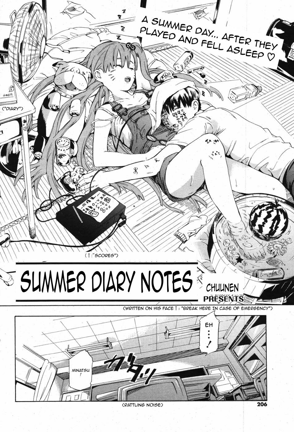 [Chuunen] Natsu no Kansatsu Nikki | Summer Diary Notes (COMIC Potpourri Club 2007-10) [English] [Sling] page 2 full