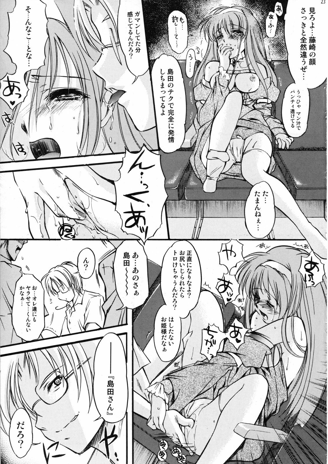 (C74) [HIGH RISK REVOLUTION (Aizawa Hiroshi)] Shiori Dai-Juugo-Shou Ryoujoku no Kamen Maitokai (Tokimeki Memorial) page 22 full