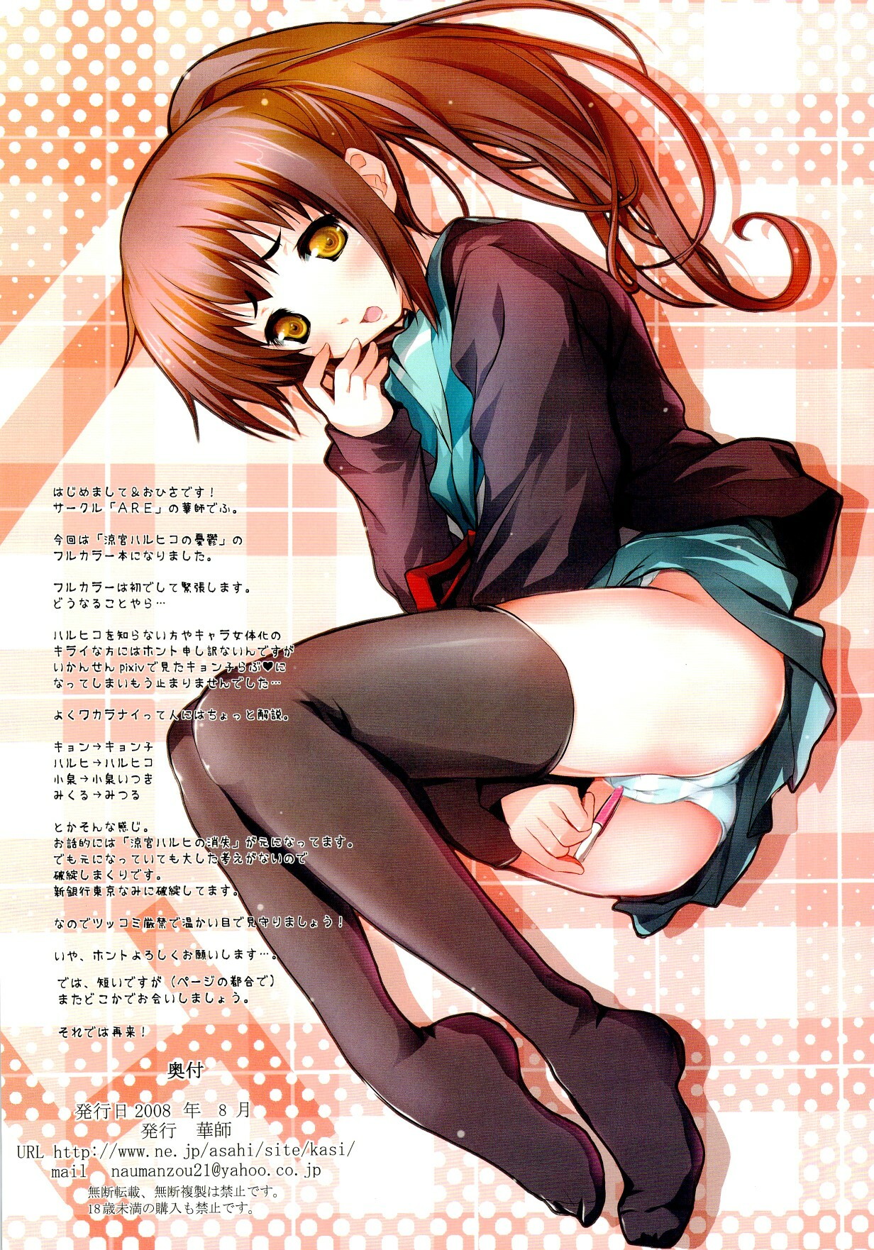 (C74) [Circle ARE (Kasi)] LOVE kyon (The Melancholy of Haruhi Suzumiya) page 11 full