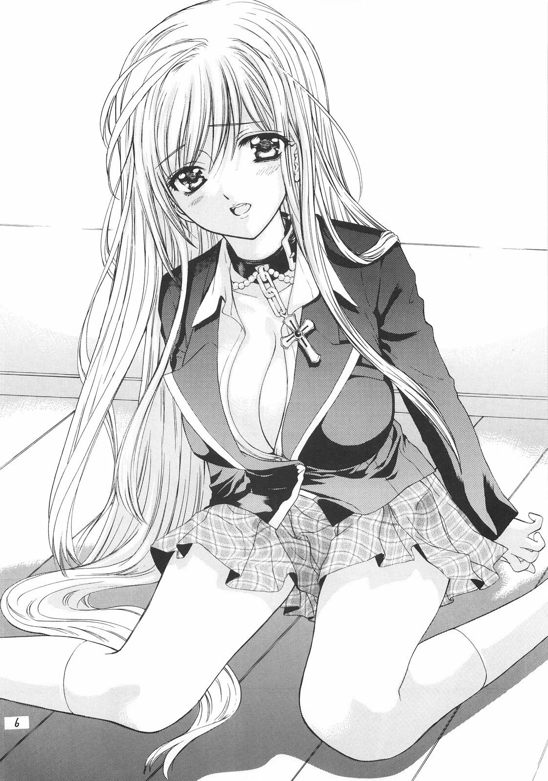 (COMIC1☆2) [Countack, Shoujo Gesshoku (Shimao Kazu, Kojiki Ohji)] Vampire Kiss (Rosario + Vampire) [English] page 5 full