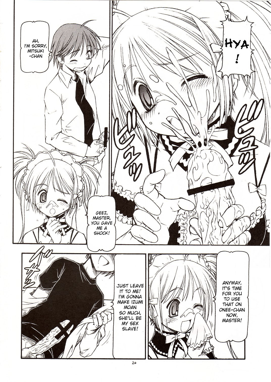 (C68) [Toraya (ITOYOKO)] Kore ga Kichiku na Goshujin-sama | He Is My Brutal Master (He is My Master) [English] [desudesu] page 21 full
