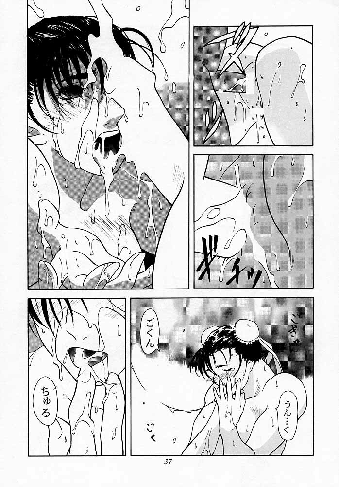 [Kouchaya (Ootsuka Kotora)] Tenimuhou 1 - Another Story of Notedwork Street Fighter Sequel 1999 (Various) page 36 full