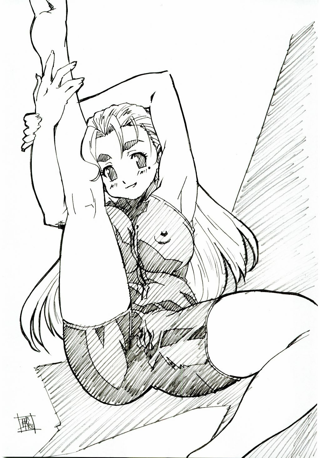 (C65) [STUDIO TRIUMPH (Mutou Keiji)] AstralBout Ver.6 (Midori no Hibi) page 34 full