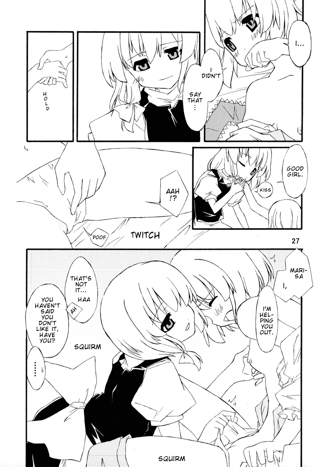 (Kouroumu 2) [PERSONAL COLOR (Sakuraba Yuuki)] Ningyoutsukai to Shirokuroma | The Puppeteer and the White-Black Witch (Touhou Project) [English] page 26 full